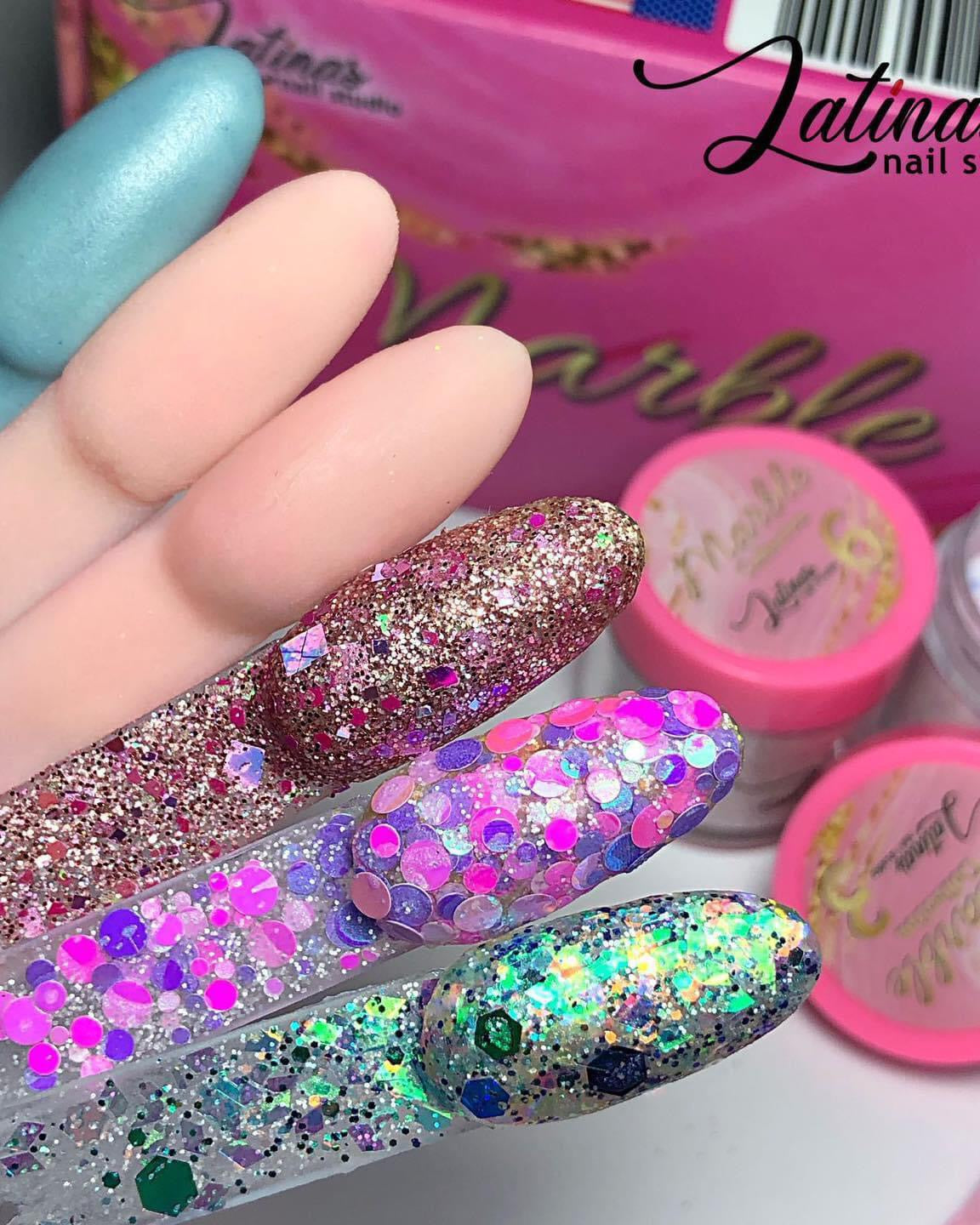 Latinas Nail Studio Marble 6pz Collection image 0