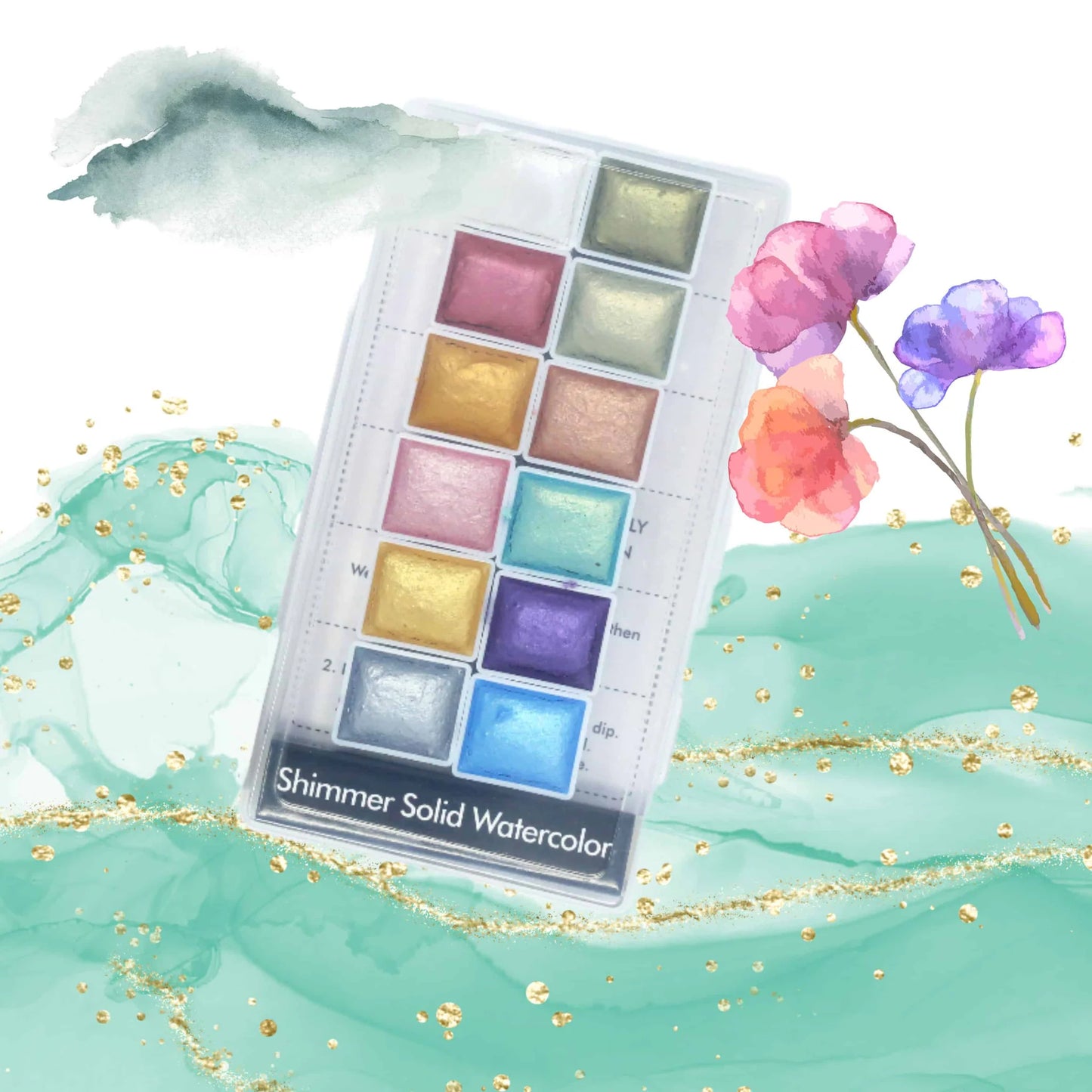 Watercolors/ Acuarelas Shimmer image 1