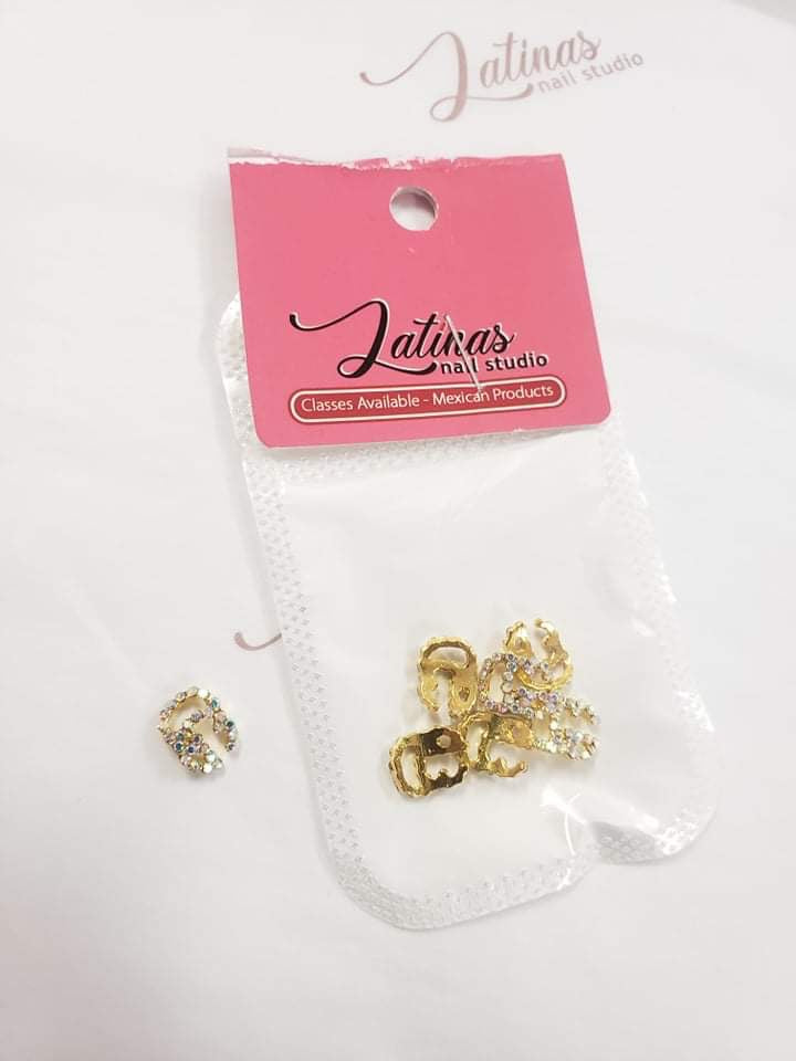 Latinas Nail Studio Jewelry nail decoration “GG” 6pz image 0