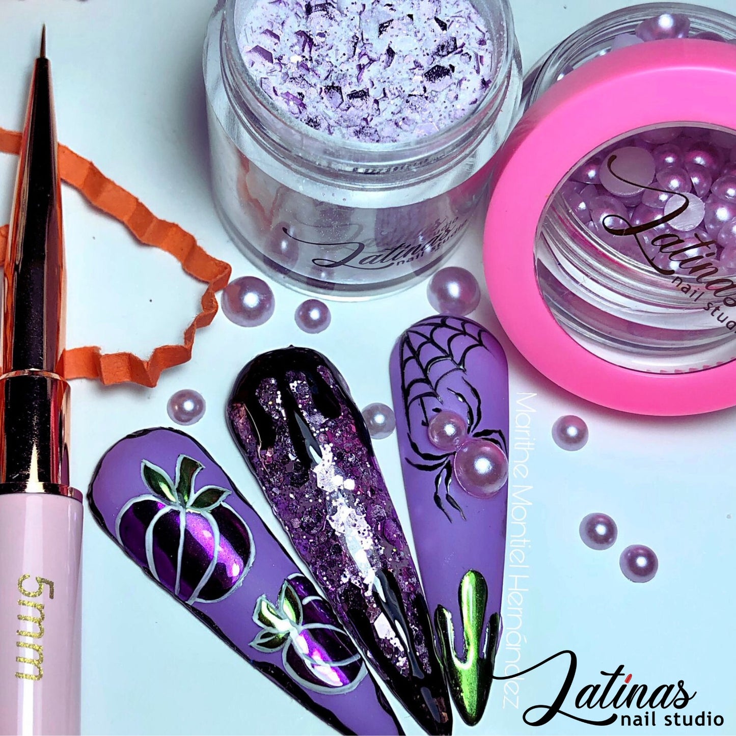 Latinas Nail Studio La Toxica Acrylic 6pz Collection image 11