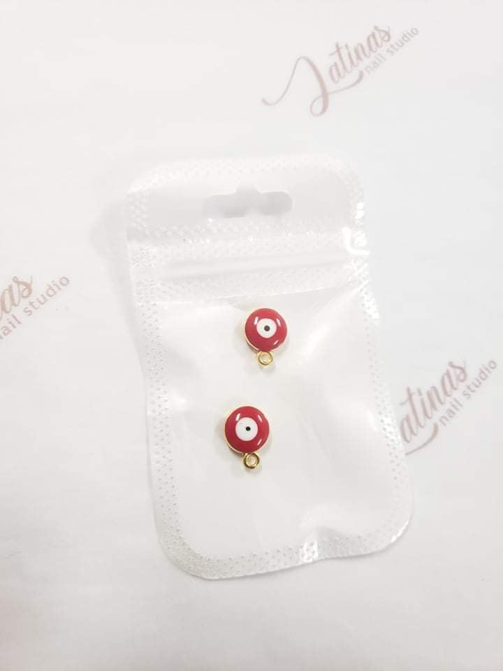 Latinas Nail Studio Lucky charm “red eye” 2pz image 1