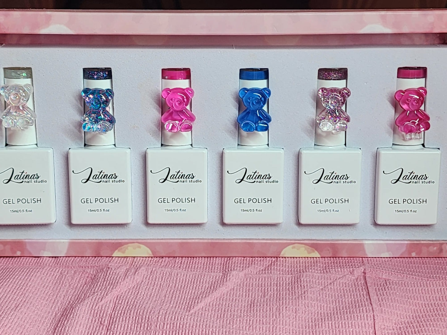 Love Pink Gel Polish Set 6pz Boundle image 5