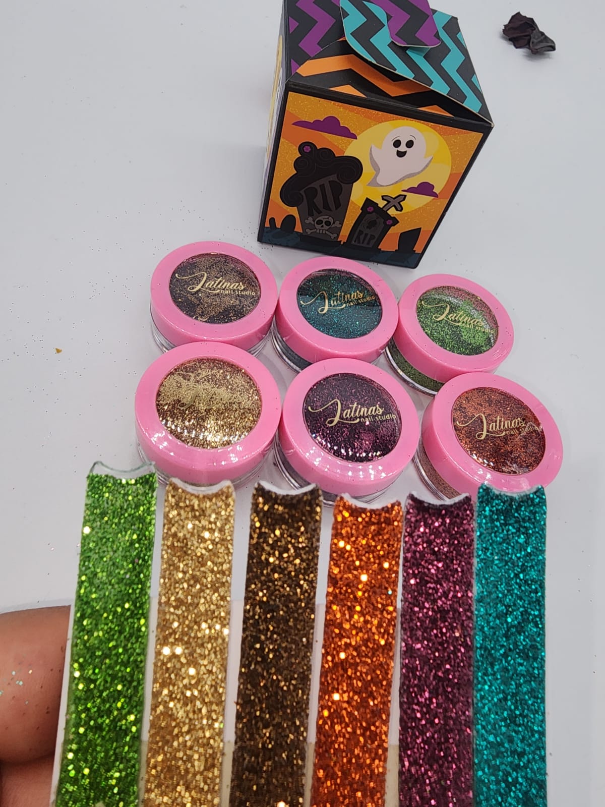 Latinas Nail Studio Glitter Collection 6pz image 3