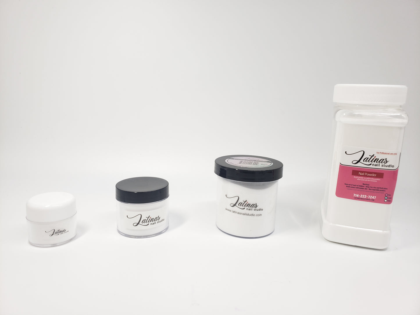 Latinas Nail Studio White Acrylic 6oz image 1