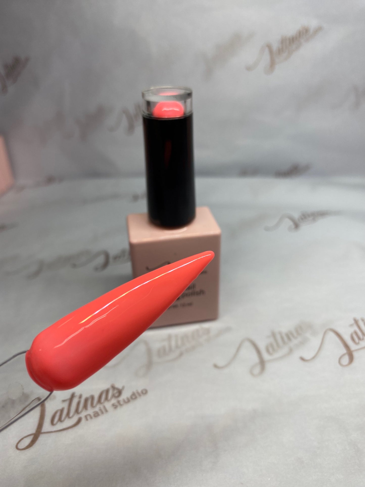 Latinas Nail Studio Gel A106 Pink Orange image 0