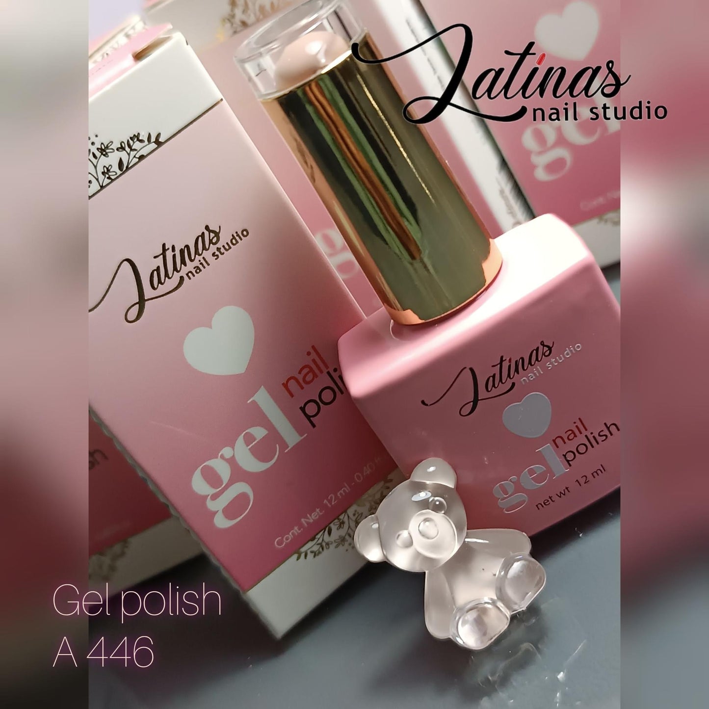 Pink Christmas Gel Polish Set 6pz Boundle image 7