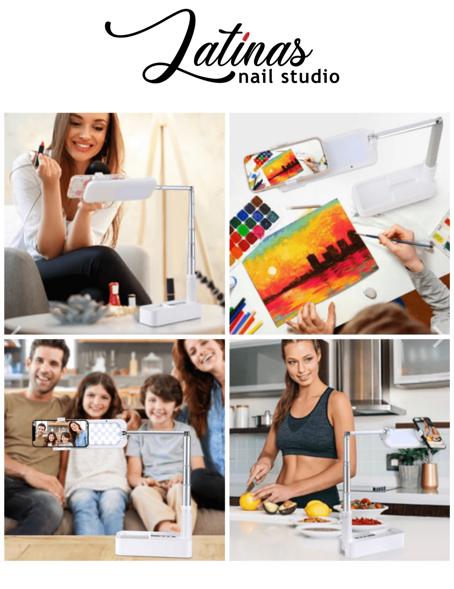 Latinas Nail Studio Cellphone Base Lilac image 1