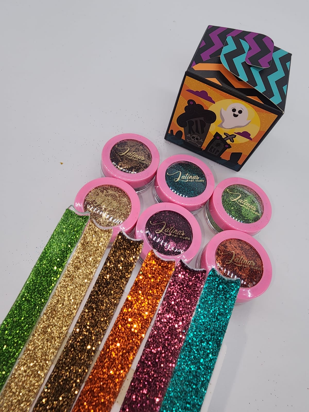 Latinas Nail Studio Glitter Collection 6pz image 2