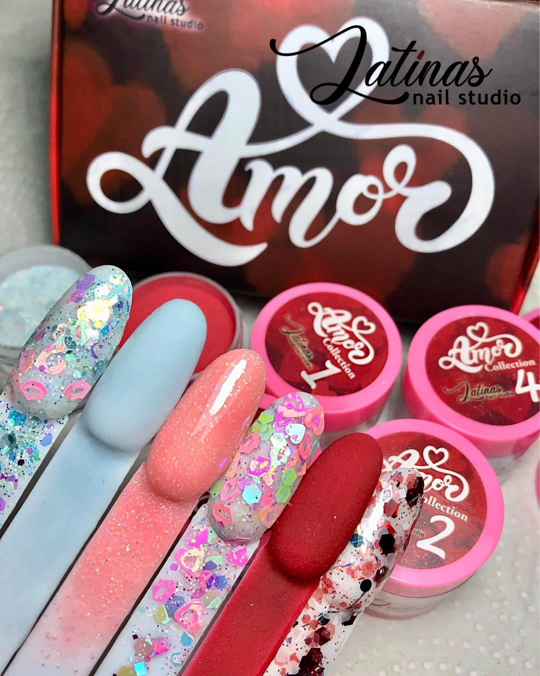 Latinas Nail Studio Amor 6pz Collection image 0