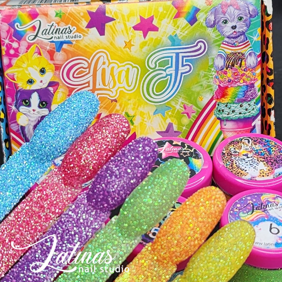 Latinas Nail Studio Lisa F Glitter Suggar effect 6pz image 0