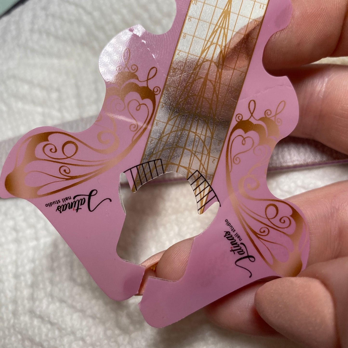 Latinas Nail studio Clear Rose Nail Forms 300pz image 12