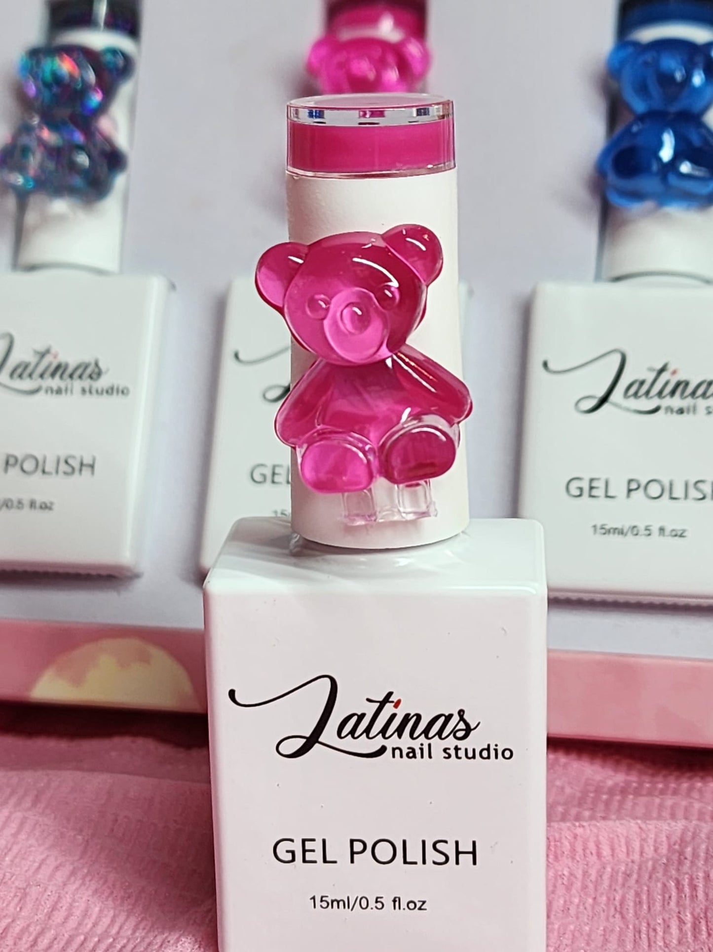 Love Pink Gel Polish Set 6pz Boundle image 9