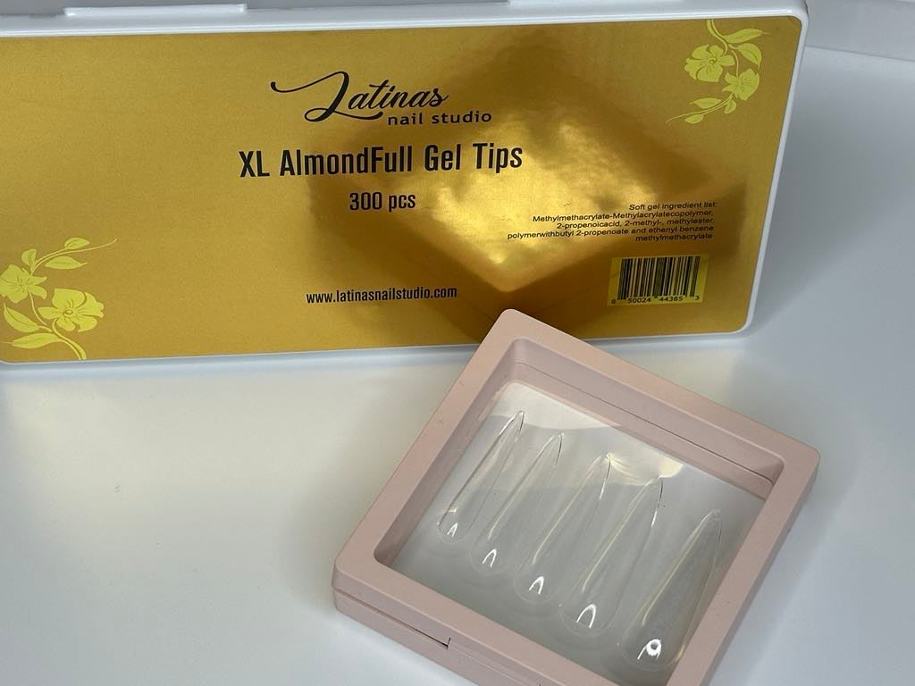Almond XL Soft Tips (Press) or Polygel Dual System image 2