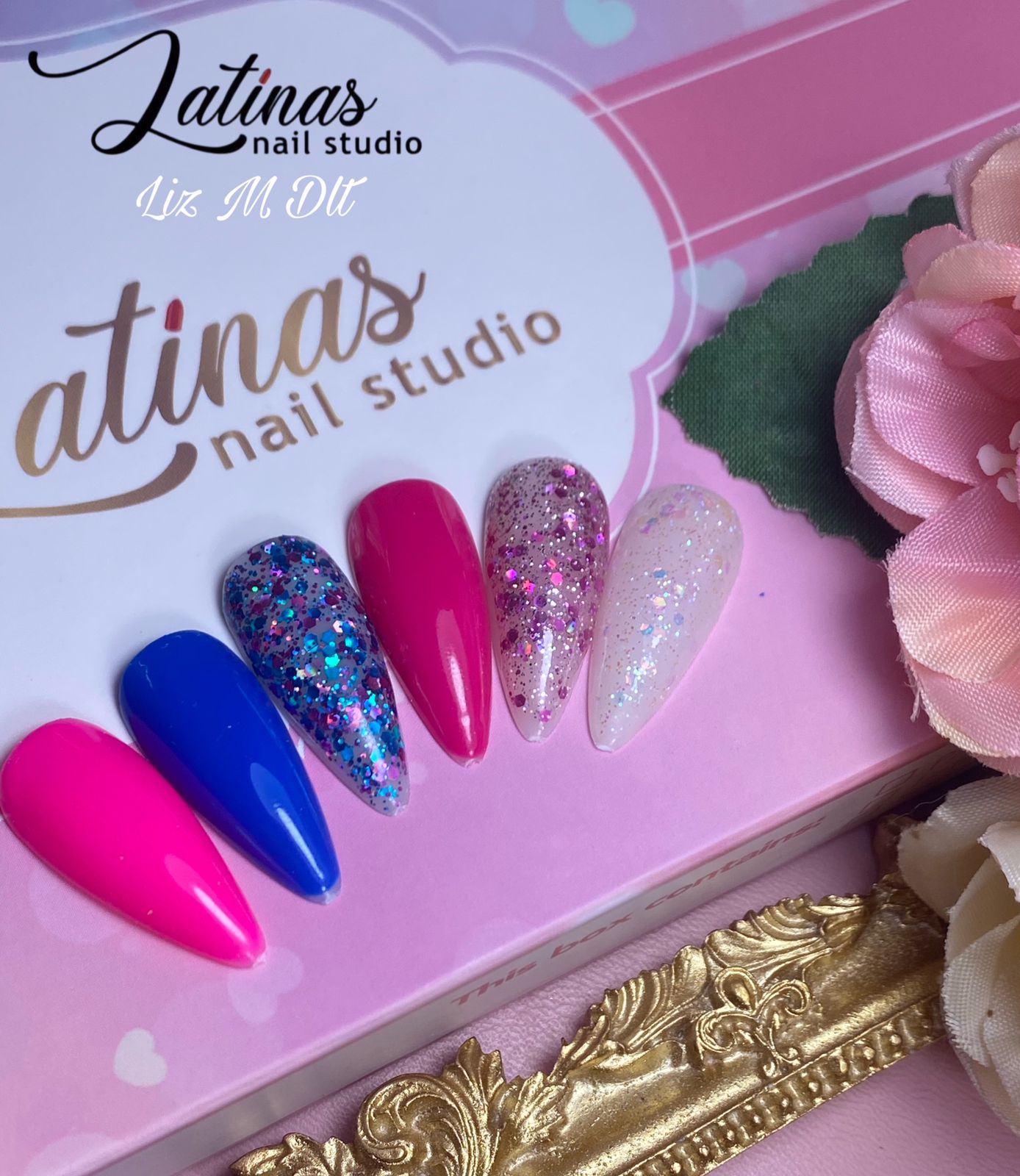 Love Pink Gel Polish Set 6pz Boundle image 3