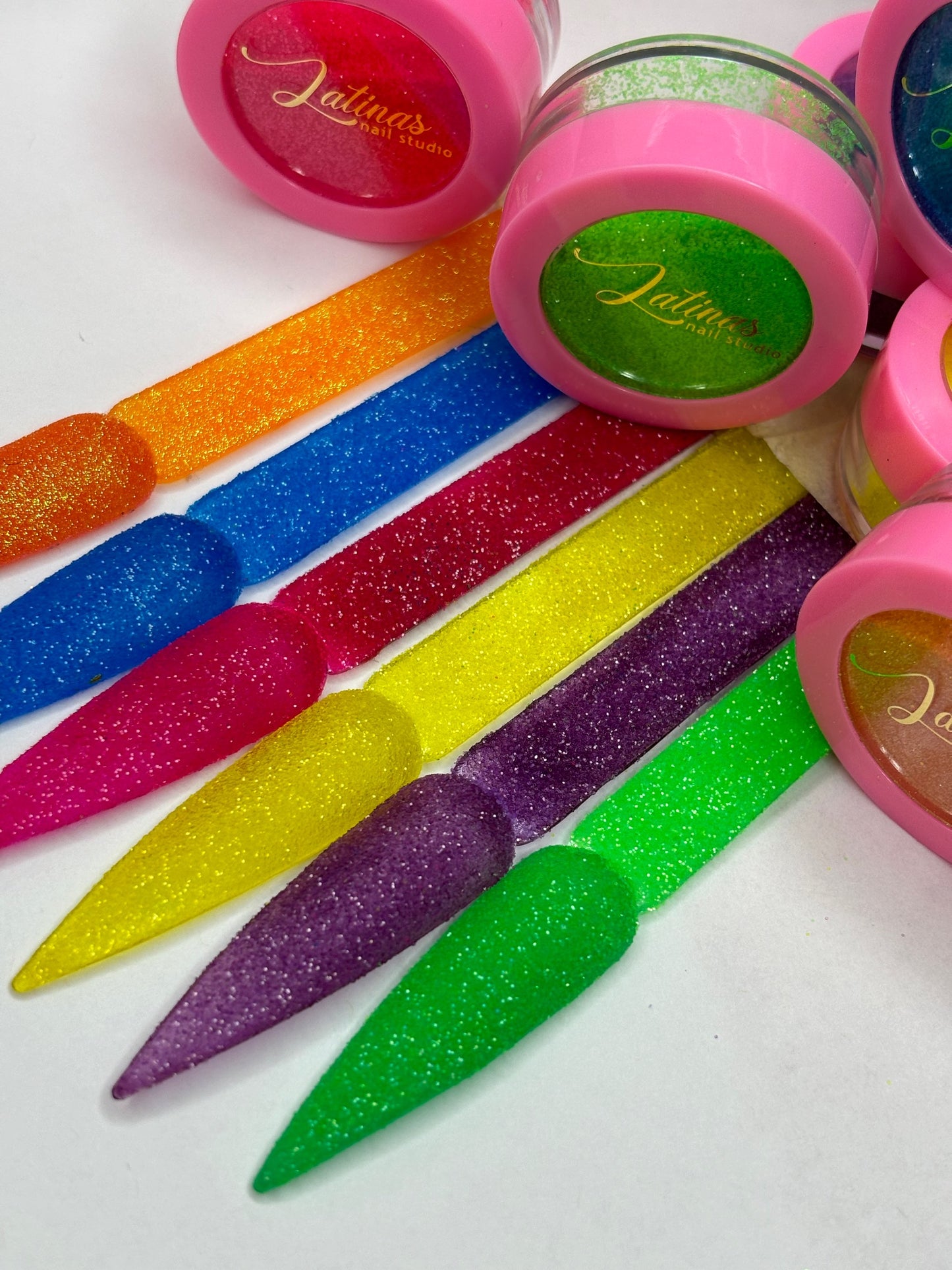 Sugar Effect Nail Xtra Fine Neon Glitter set image 0