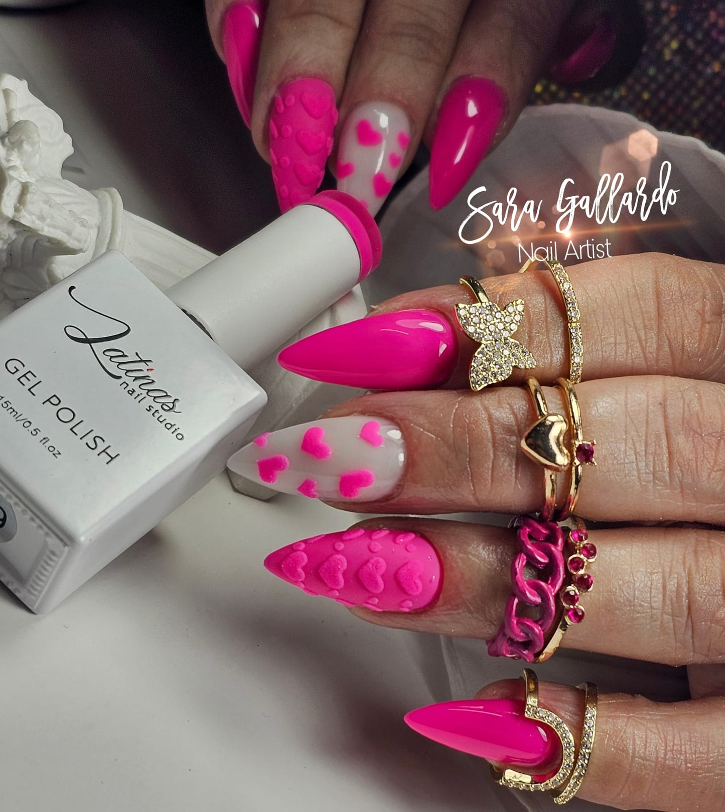 Latinas Nails Gel Polish Set 6pz Boundle image 1