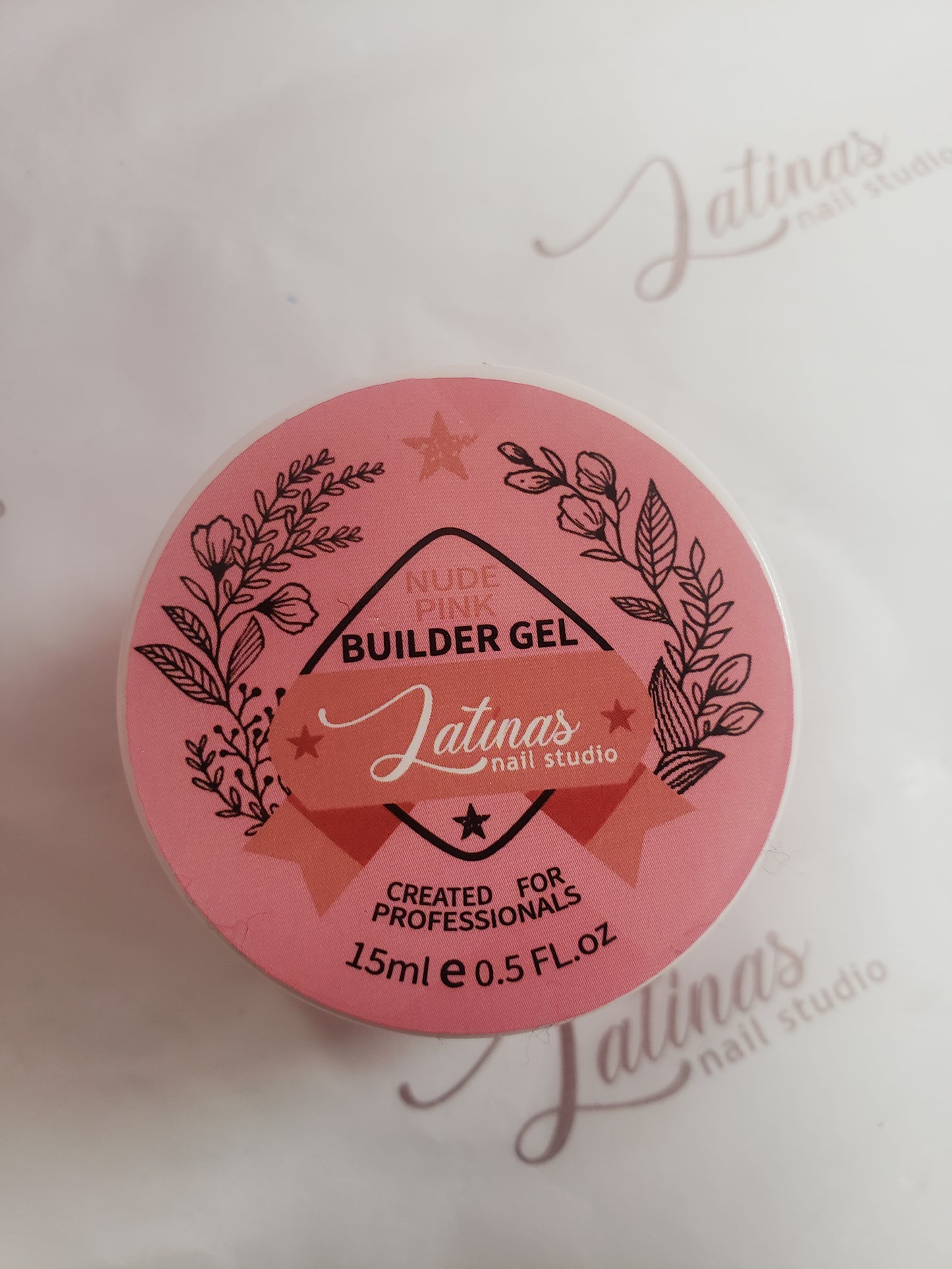 Latinas Nail Studio Builder Nude Pink .5oz image 0