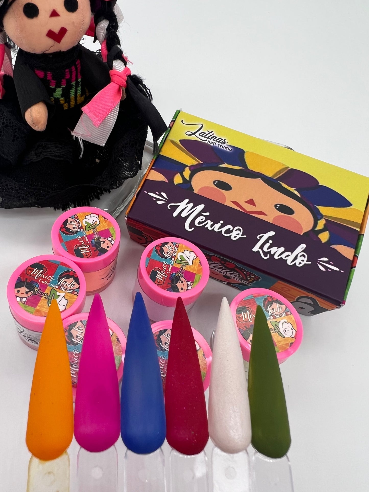 Latinas Nail Studio Mexico Lindo 6pz Collection image 2