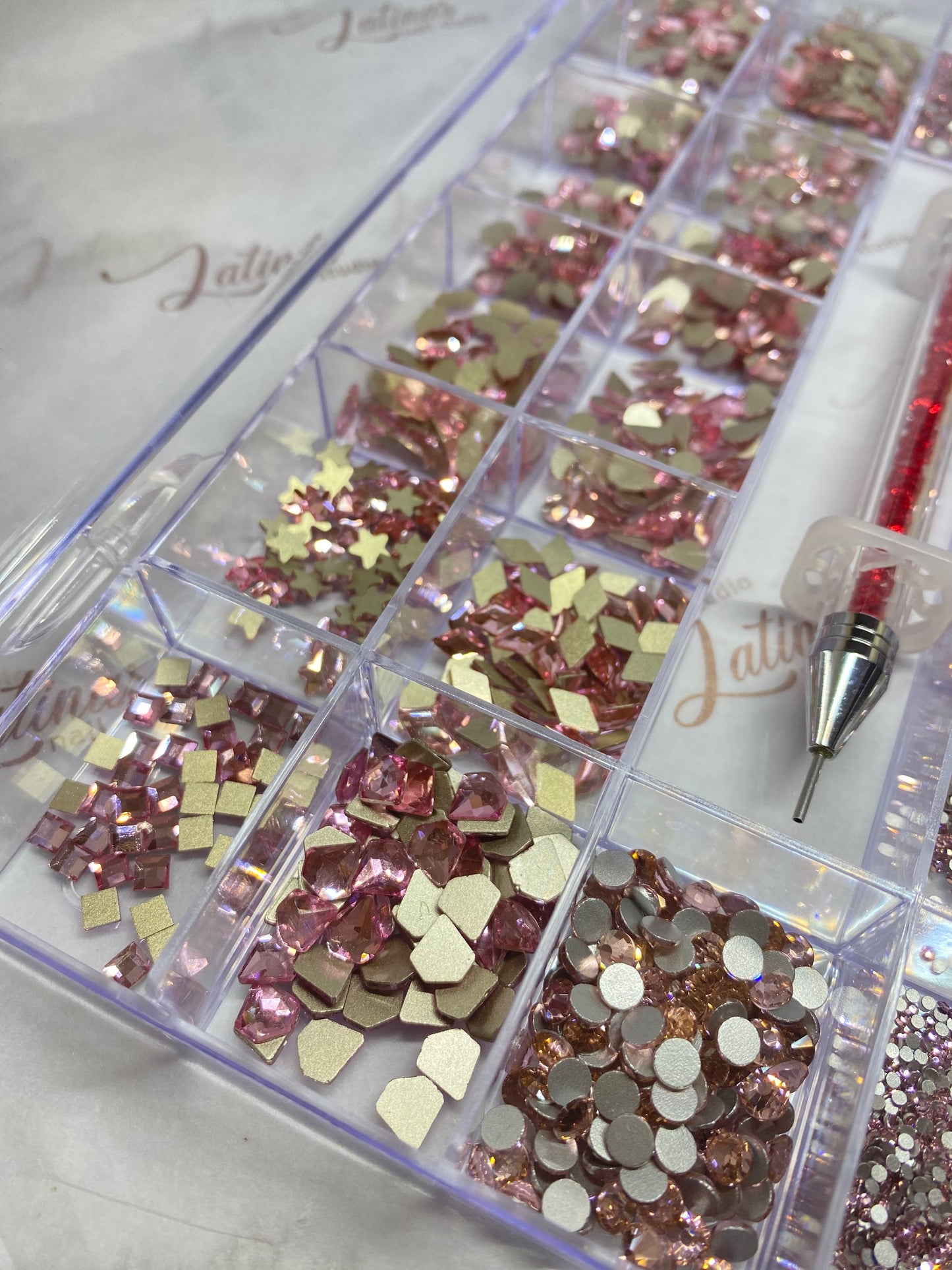 Latinas Nail Studio Caja Cristales Pink image 2
