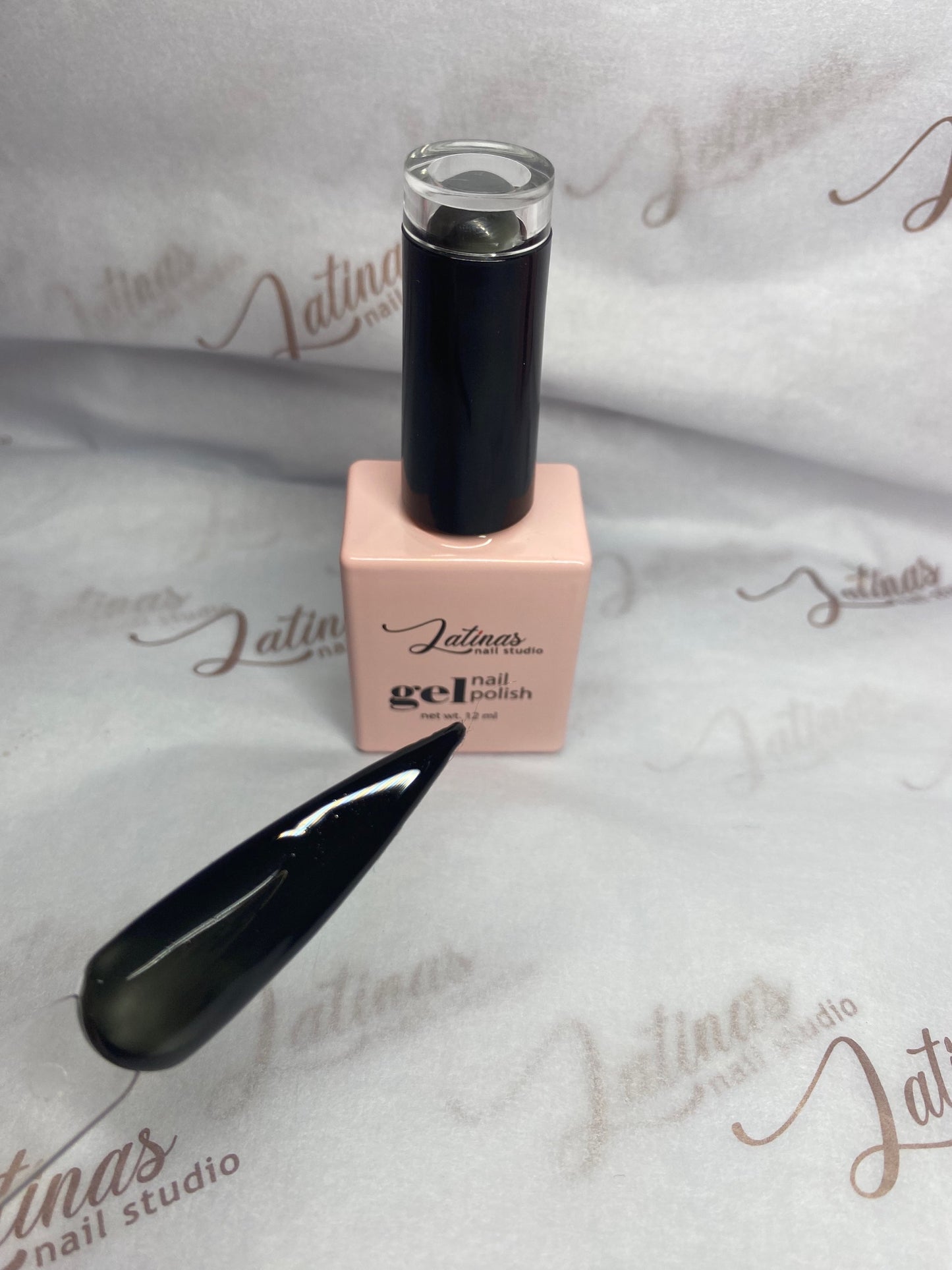 Latinas Nail Studio Rubber Gel FR42 Black image 0