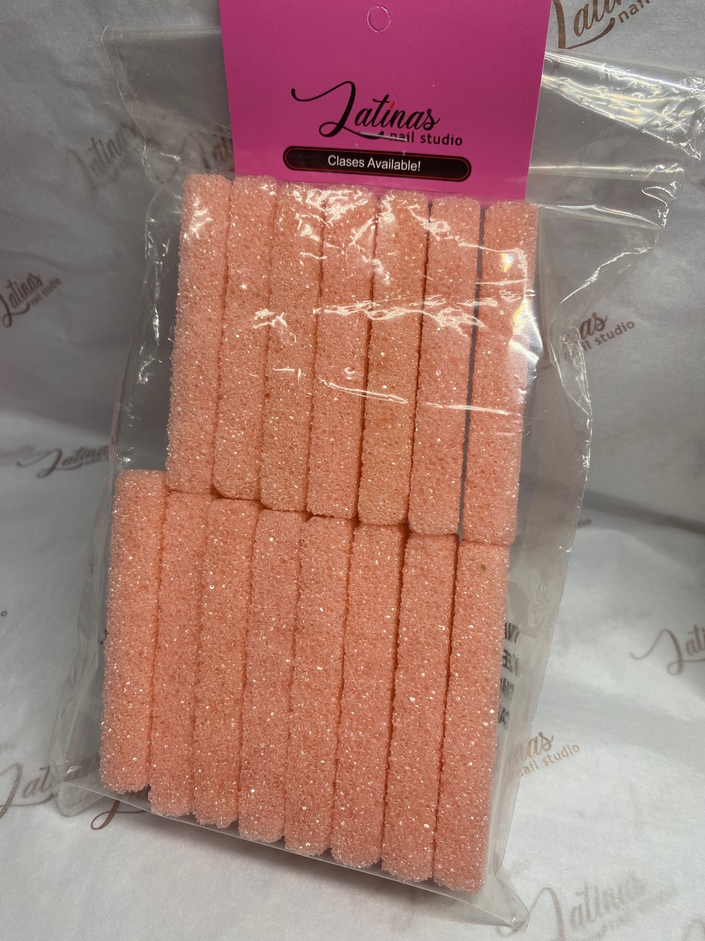 Latinas Nail Studio Pink Pumice 15Pcs image 0