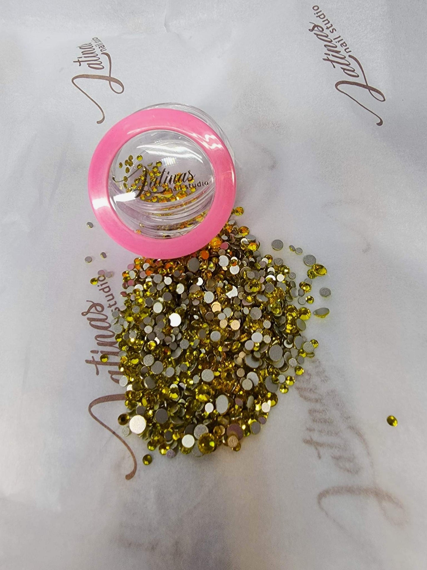 High Quality Yellow Crystals 10gross 1440pz image 0