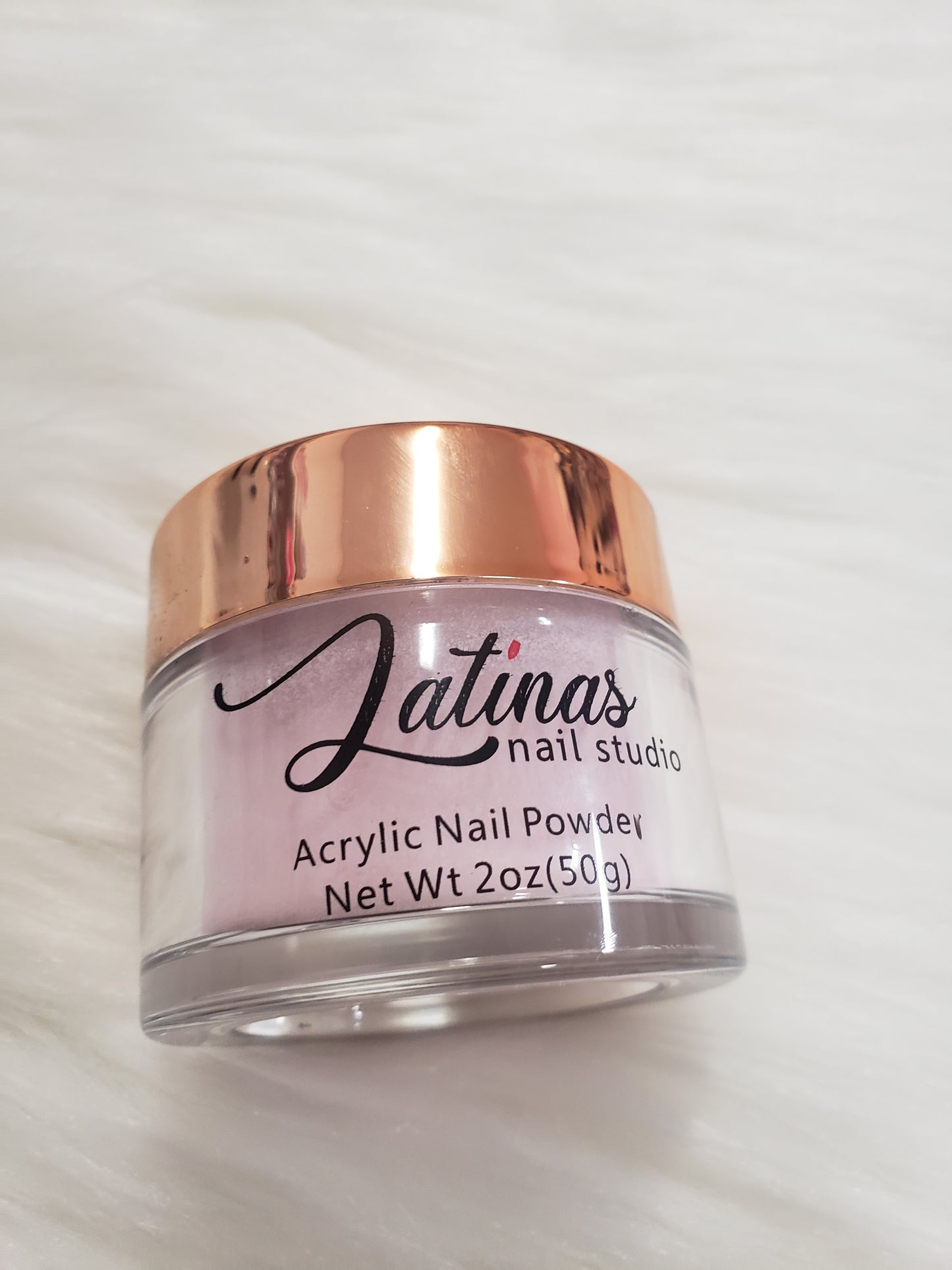 Latinas Nail Studio Translucent Pink Acrylic Powder 2oz image 2