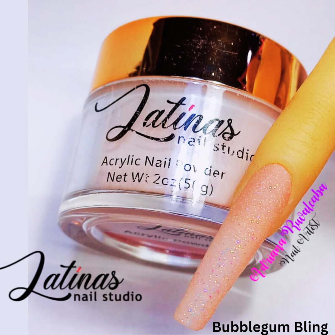 Latinas Nail Studio Bubblegum Bling 2oz image 1