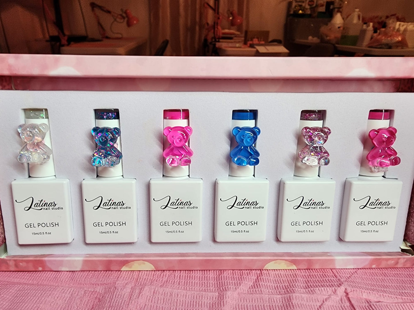 Love Pink Gel Polish Set 6pz Boundle image 1