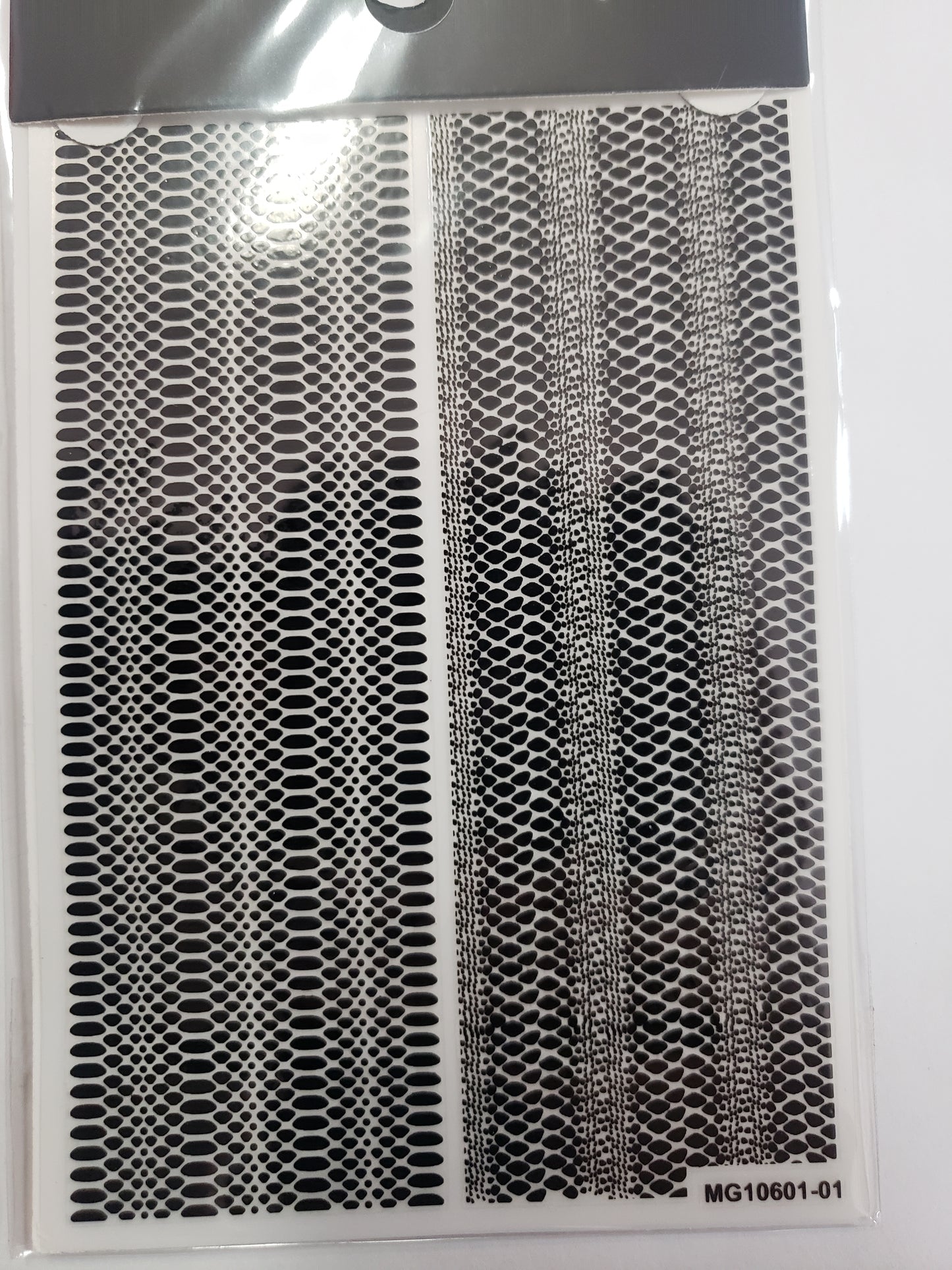 Snake Print Sticker Black image 0