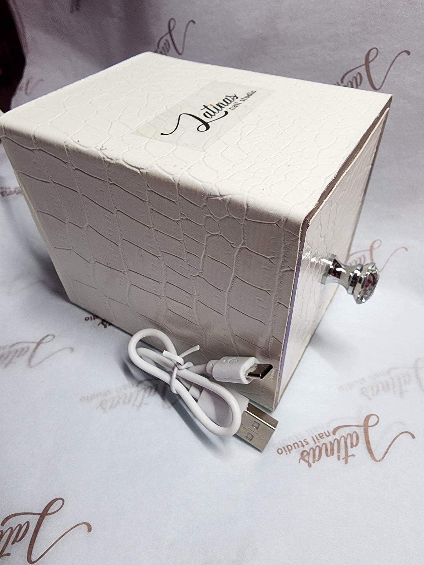 Nail Bit Sterilizer Box White Rechargeable image 2