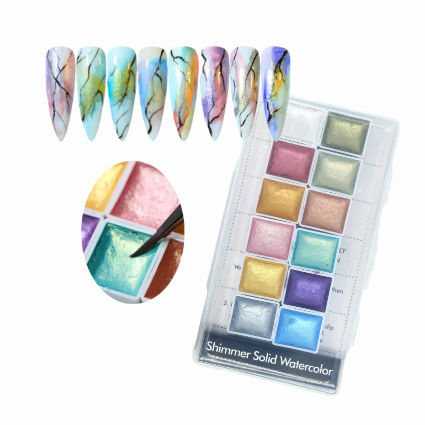 Watercolors/ Acuarelas Shimmer image 2