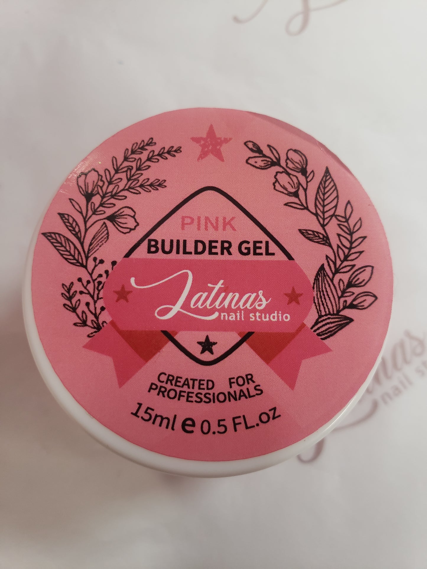Latinas Nail Studio Builder Gel Pink .5oz image 0