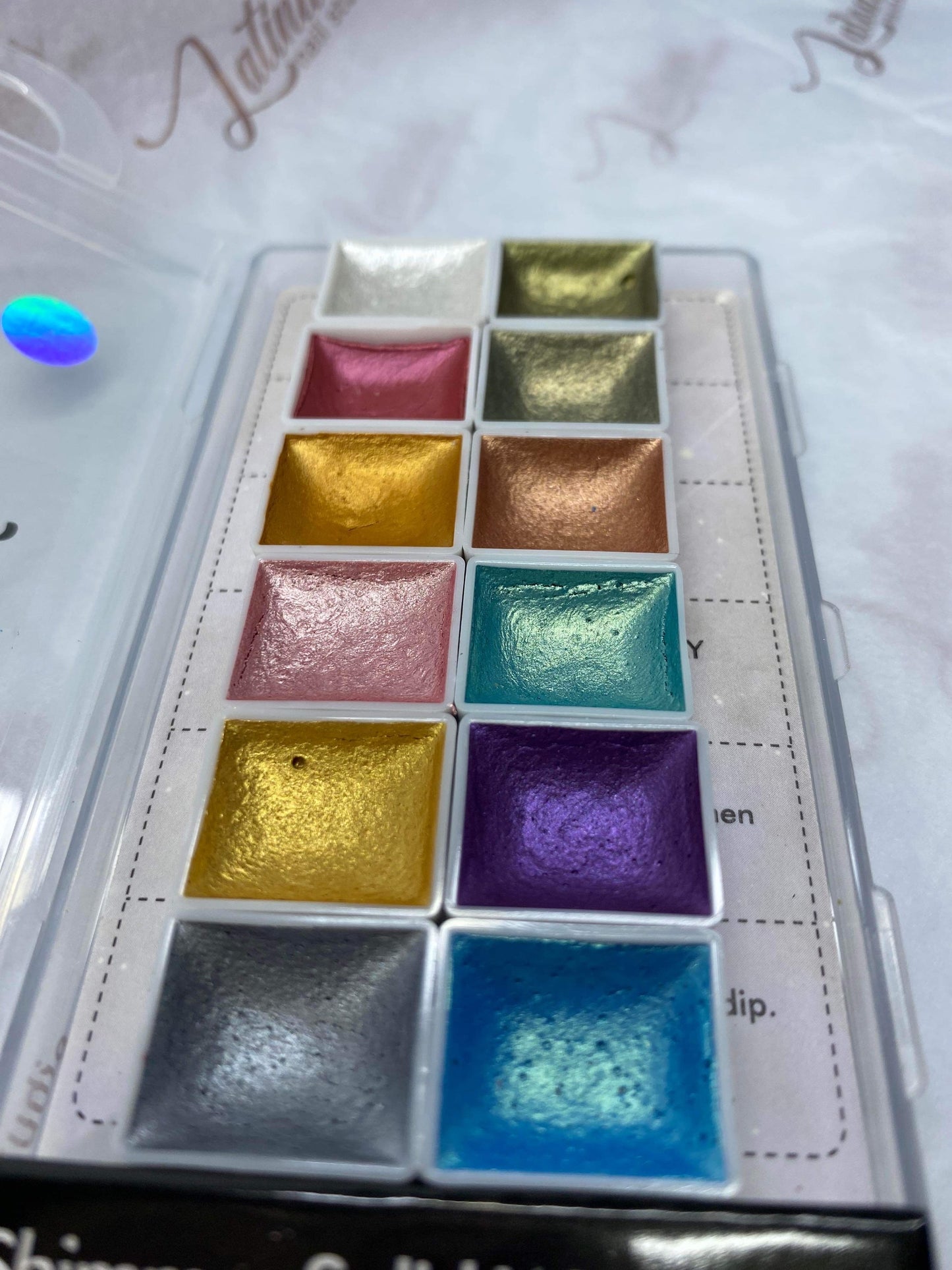 Watercolors/ Acuarelas Shimmer image 3