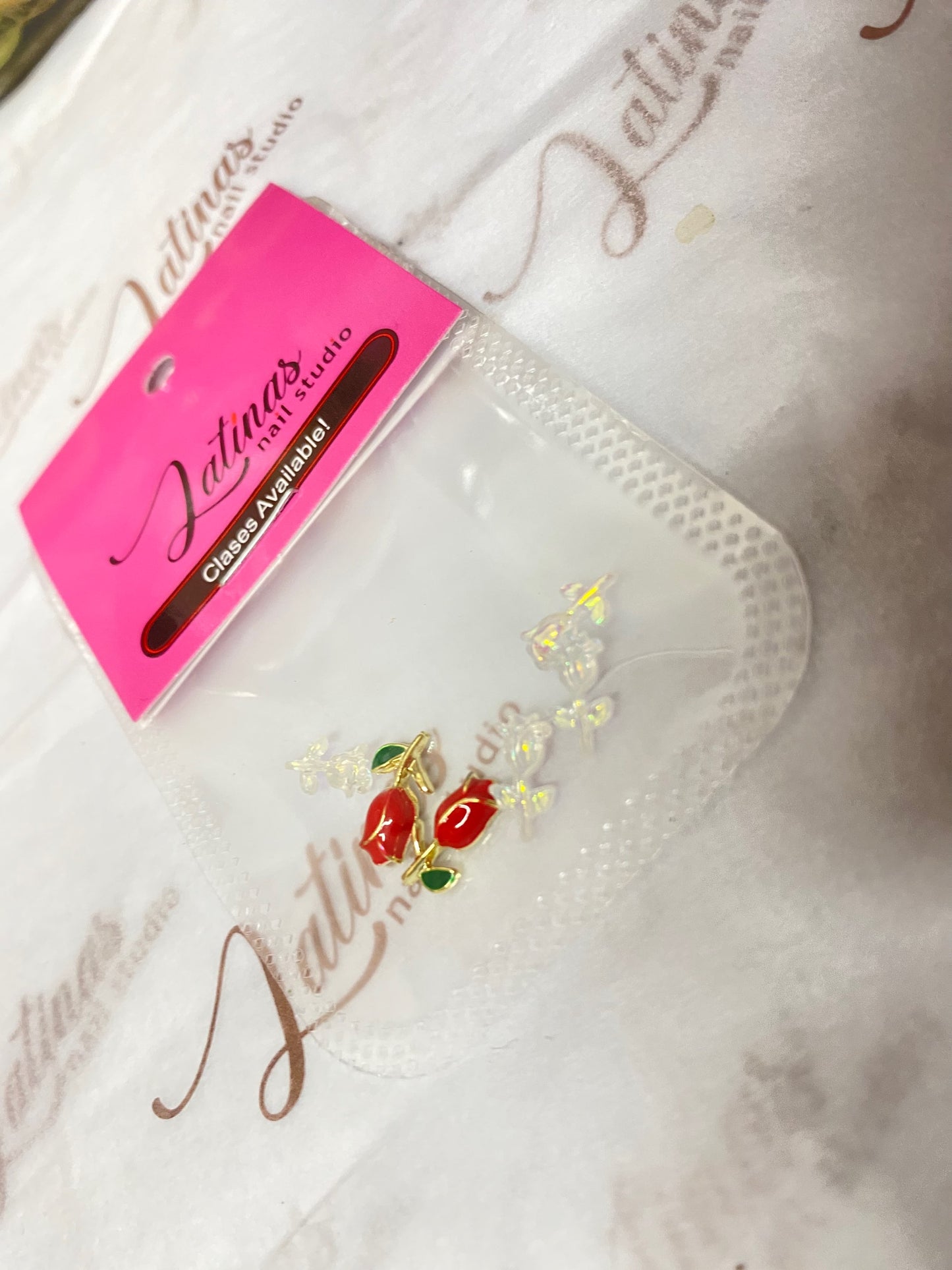 Rose Nail Charm image 1