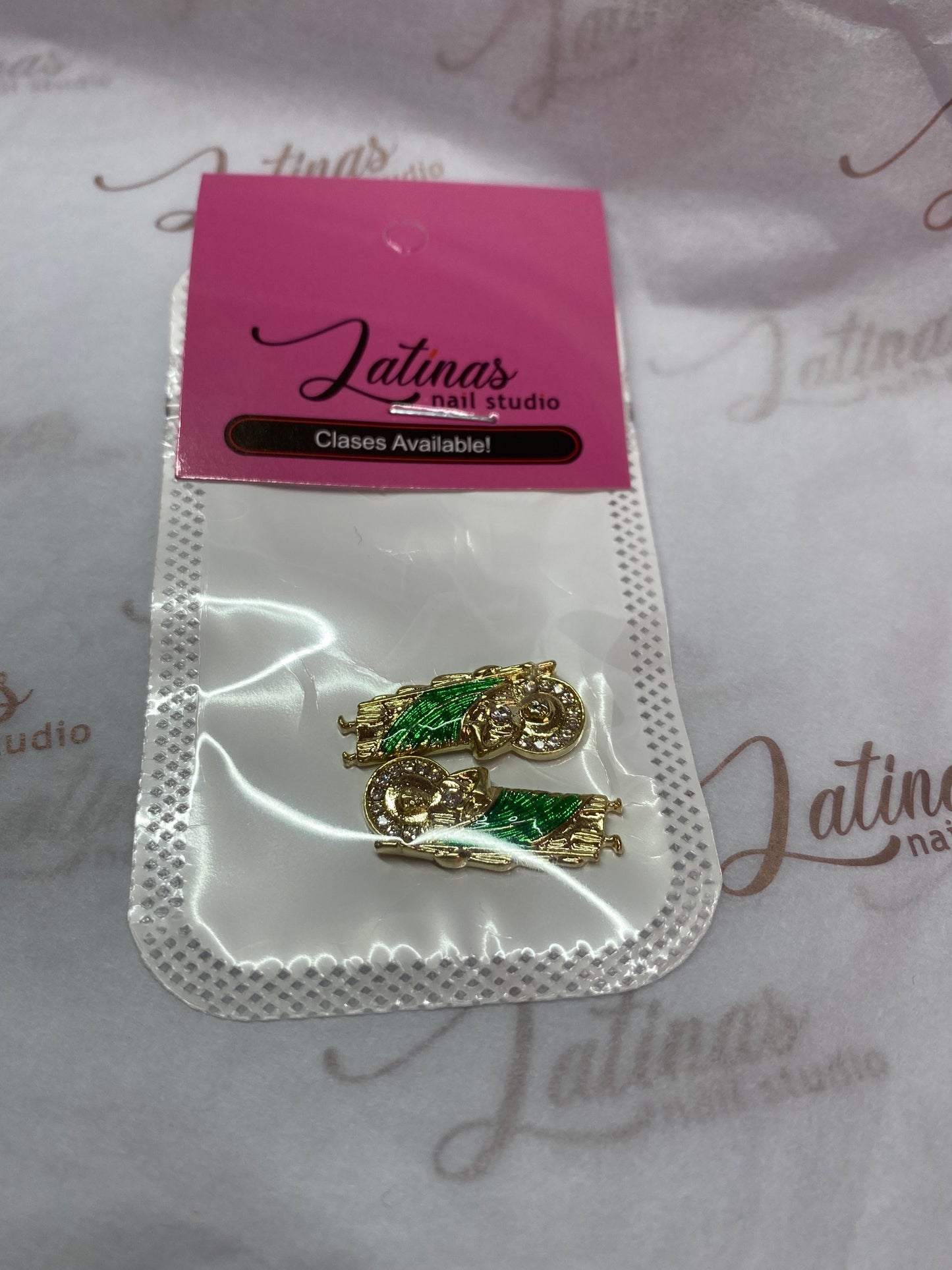 San Judas Inspired Charm 2pcs image 1