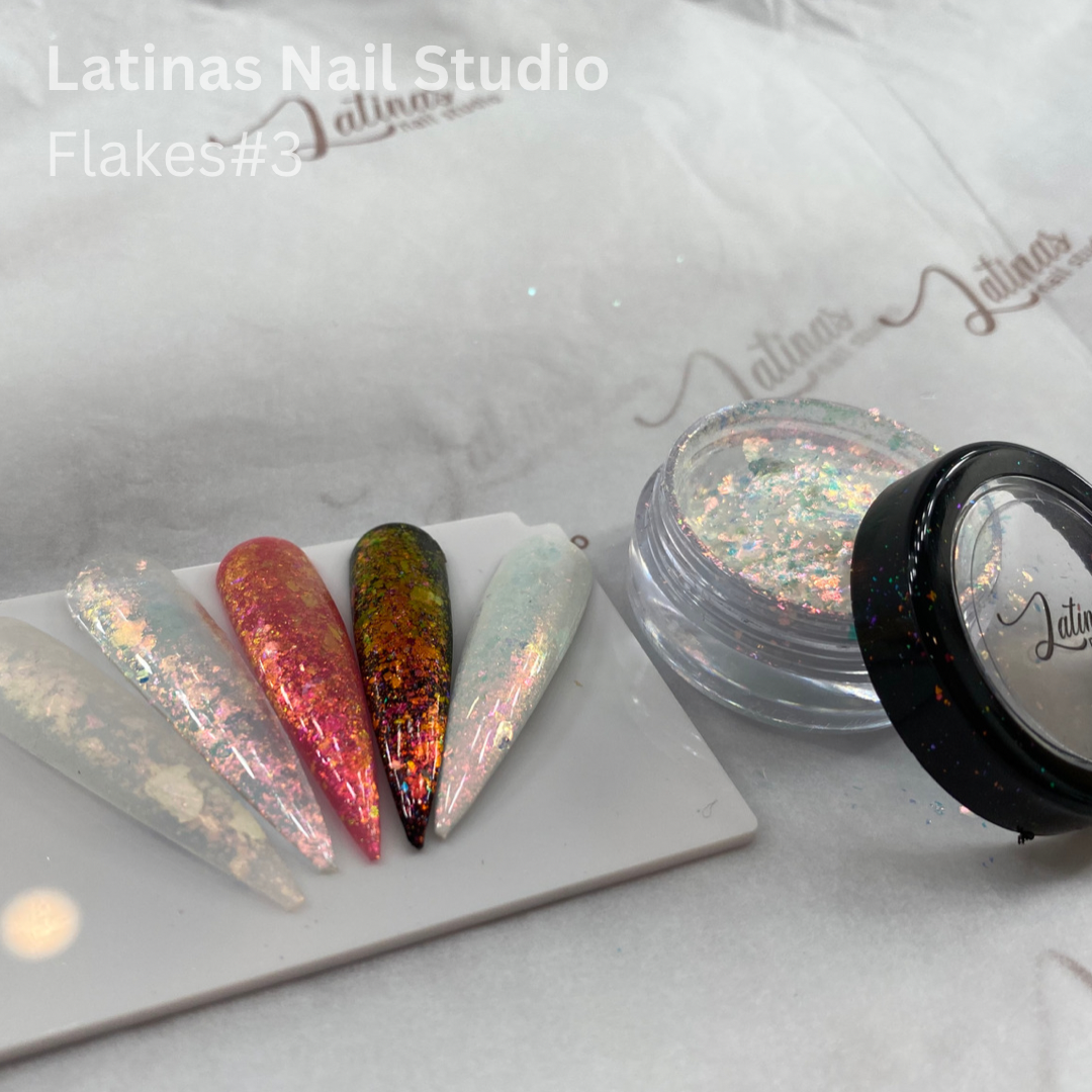 Latinas Nail Studio Flakes set 5pz image 5