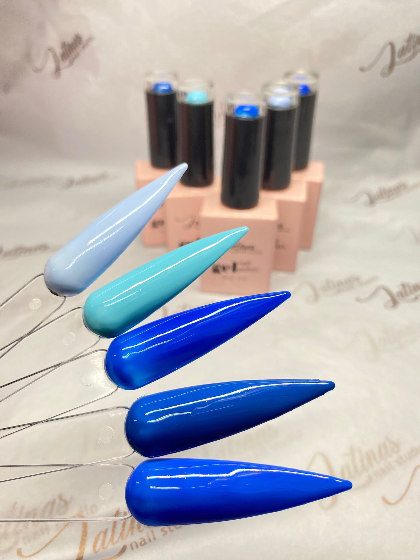 Latinas Nail Studio Gel A041 Blue image 2