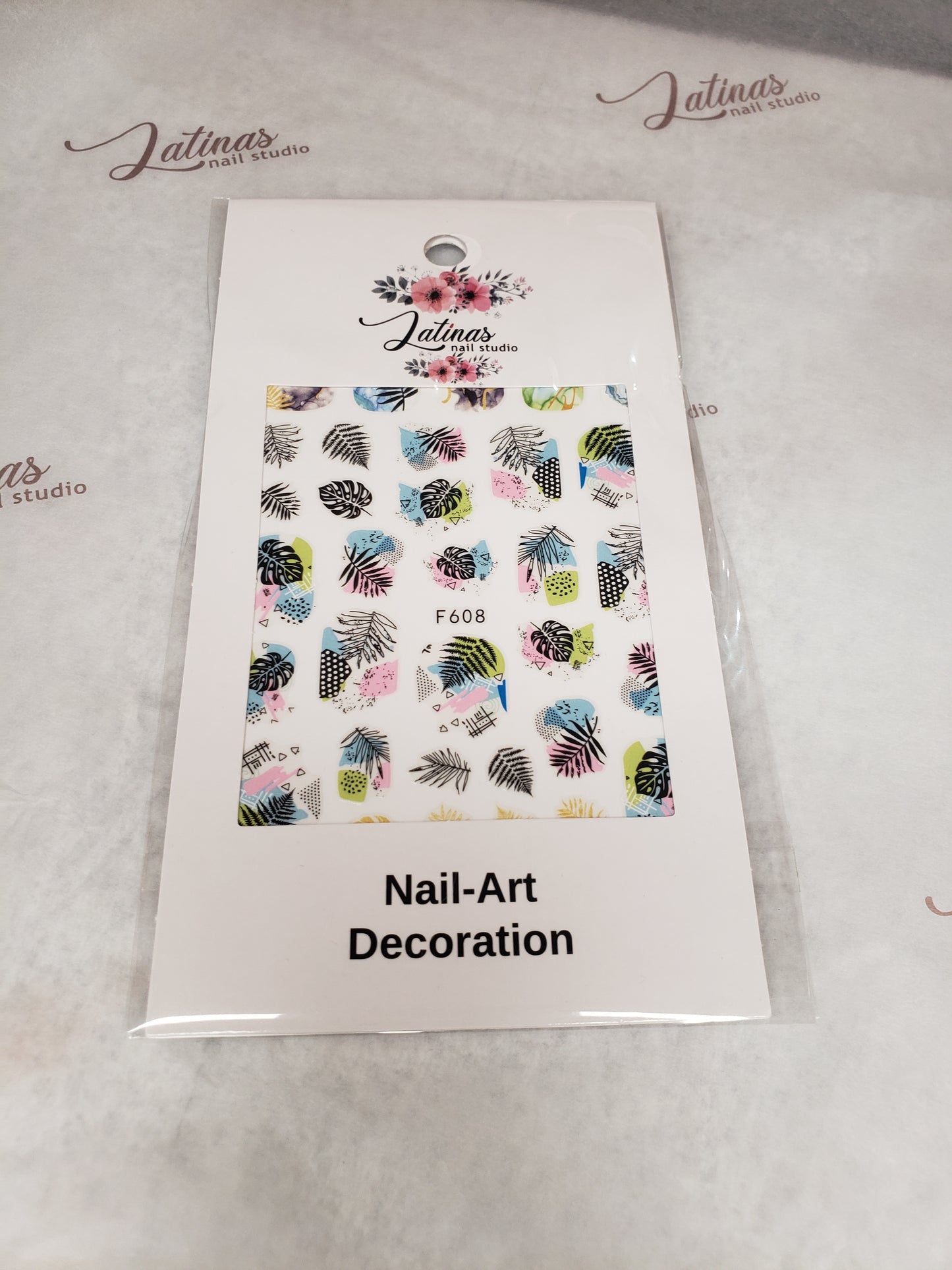 Latinas Nail Studio Nail Art Sticker Palm Trees 608 image 0