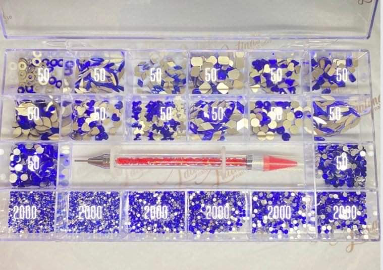 Crystal Box 12,700pz High Quality Blue/Azul image 2