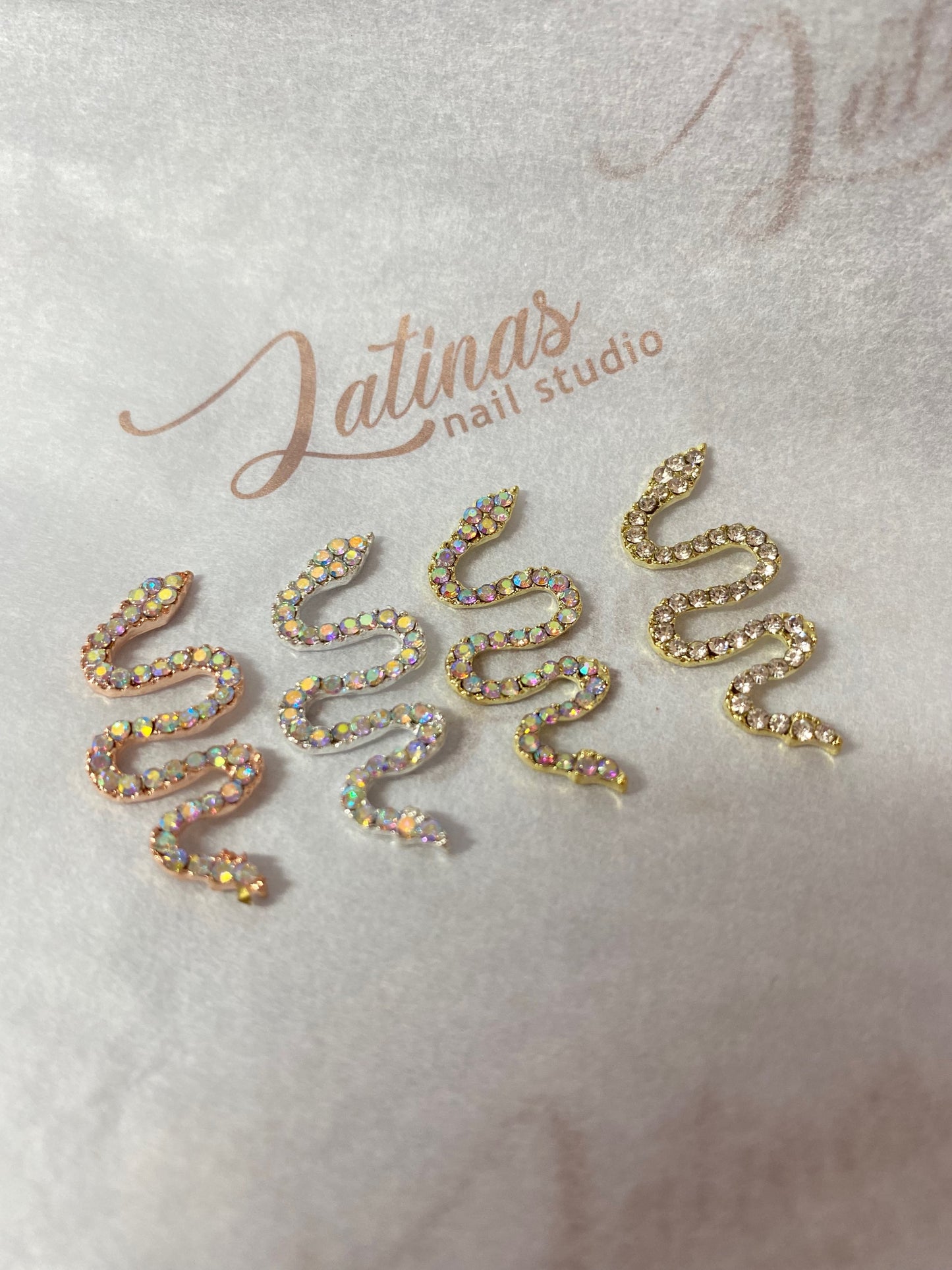 Snake Nail Charm 4pz image 0