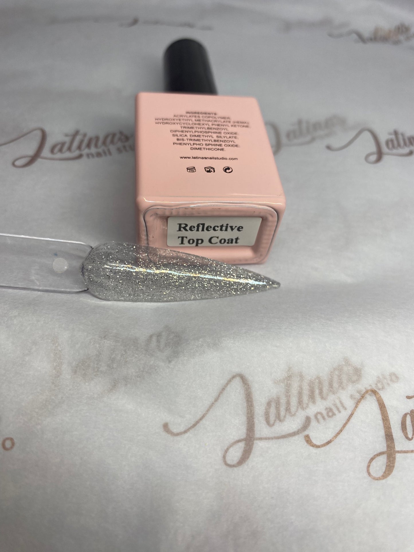 Latinas Nail Studio Reflective Top Coat image 0