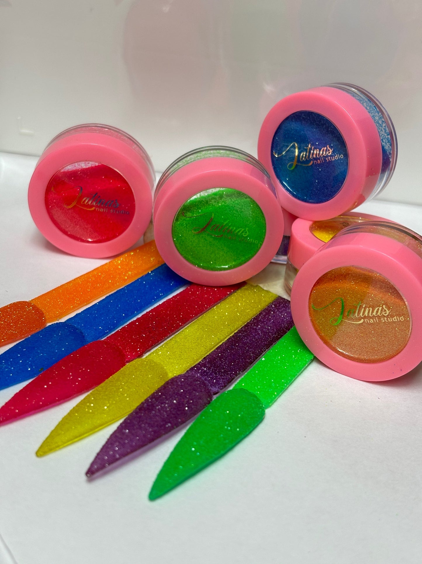 Sugar Effect Nail Xtra Fine Neon Glitter set image 7