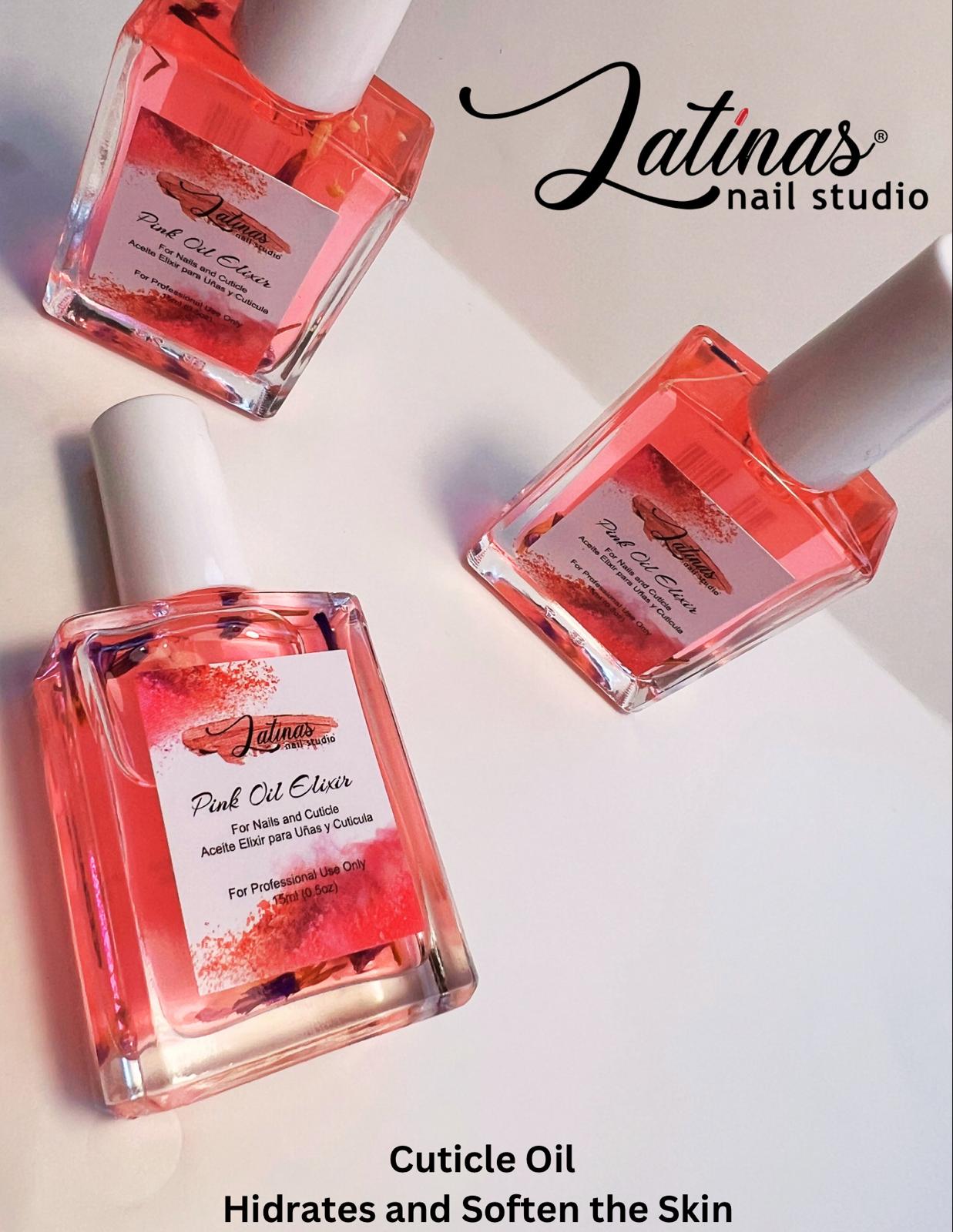 Latinas Nail Studio Cuticle Oil "Pink Elixir" image 0