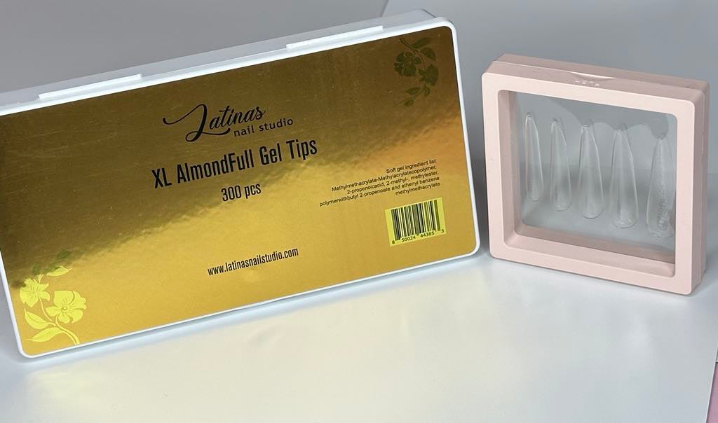 Almond XL Soft Tips (Press) or Polygel Dual System image 3