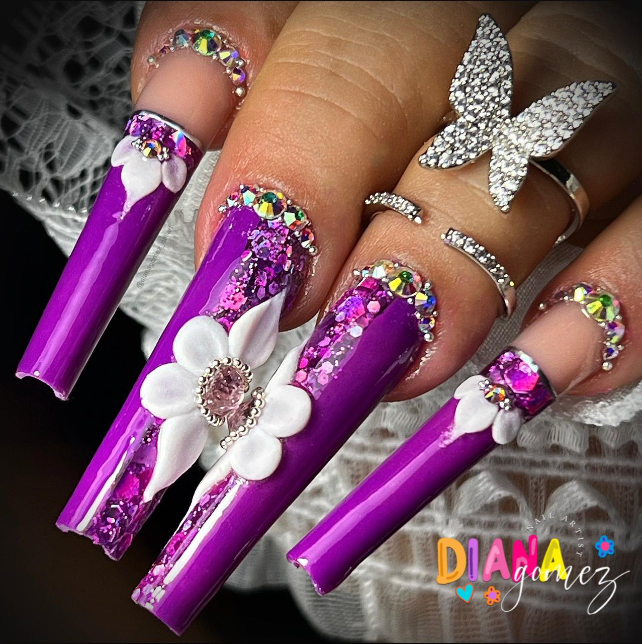 Latinas Nail Studio La Toxica Acrylic 6pz Collection image 6