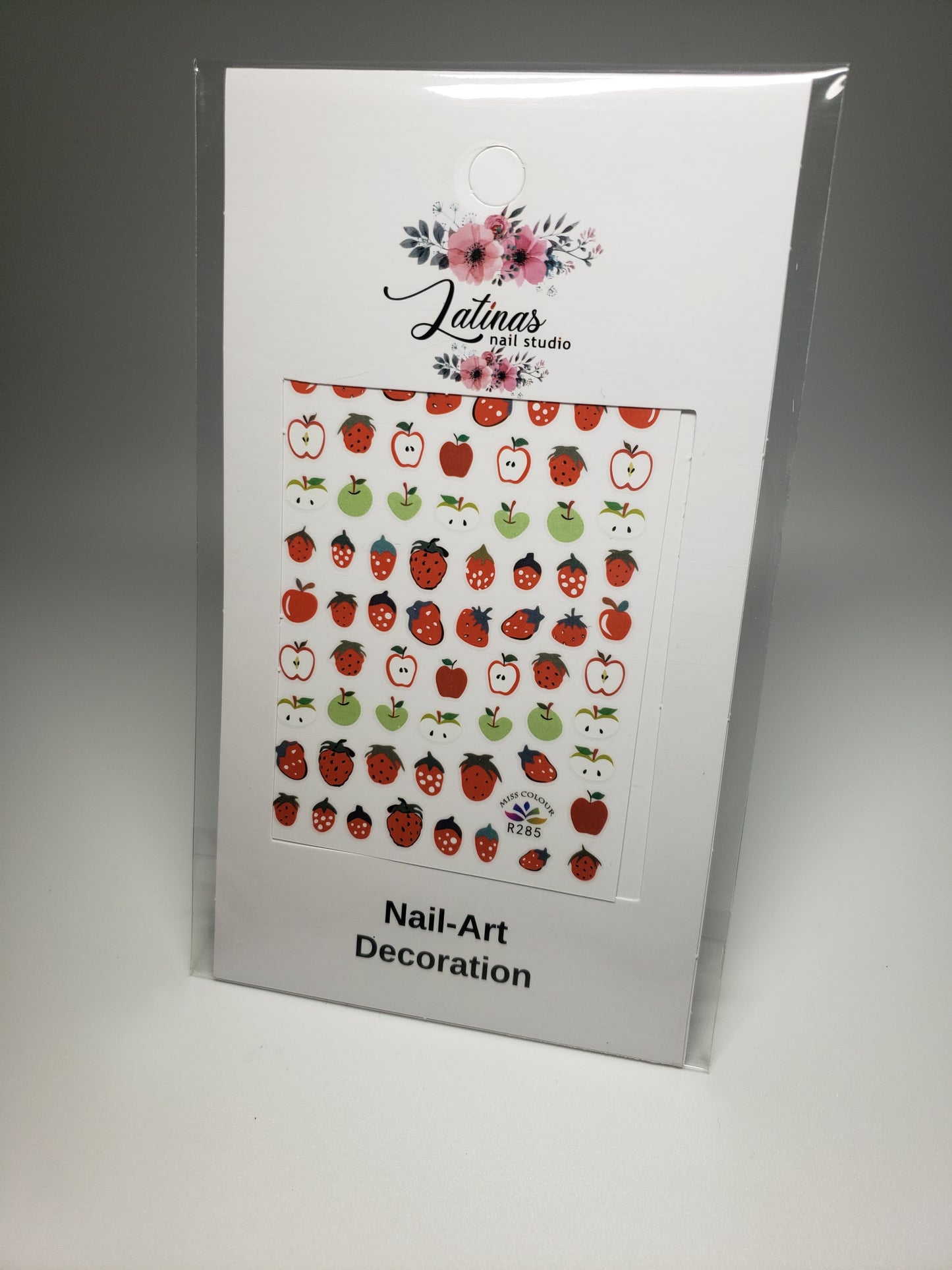 Latinas Nail Studio Sticker Apples 285 image 0
