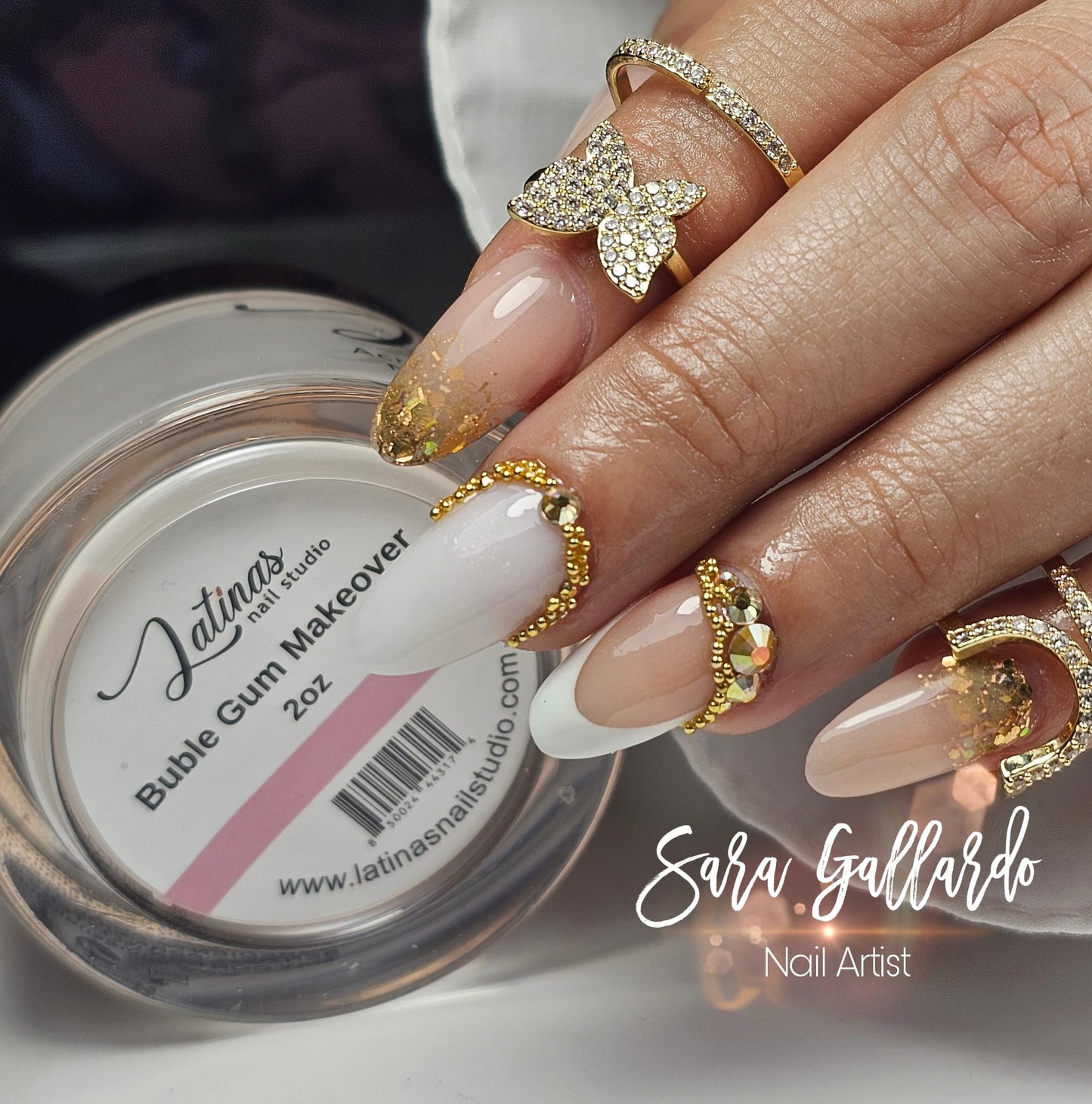 Latinas Nail Studio Bubblegum Makeover Powder 2oz image 0