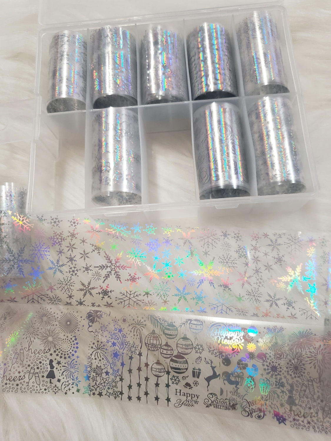 Holiday Tranfer Foils Holographic image 1