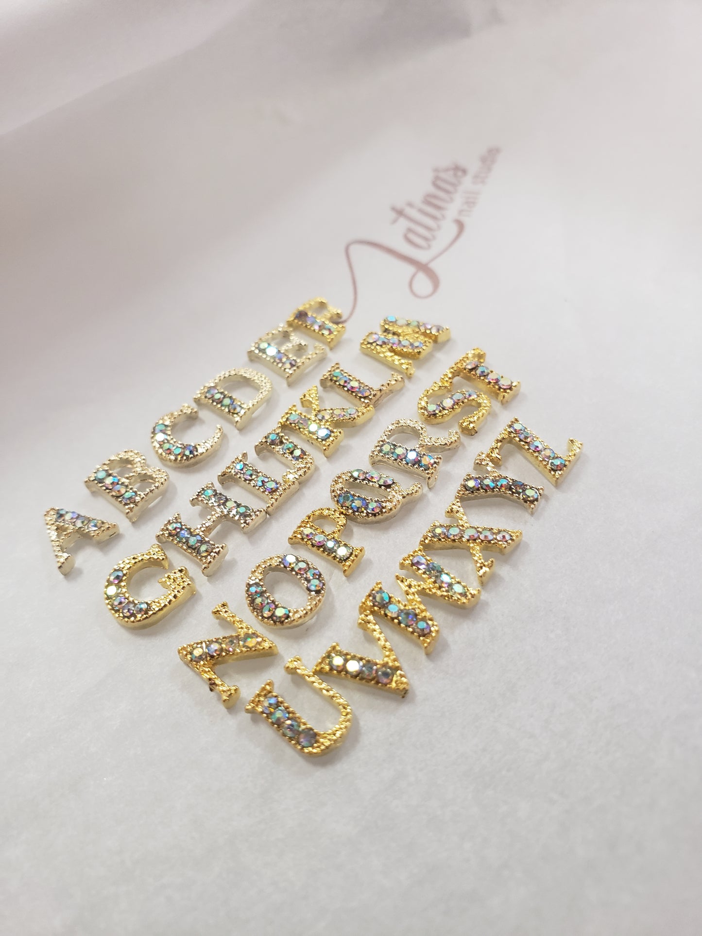 Nail Decor Alphabet 26pcs A-Z image 0